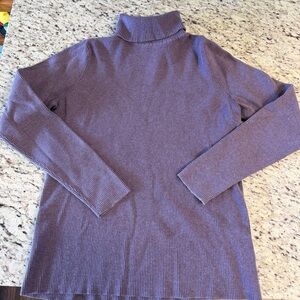 Eddie Bauer purple Knit Turtleneck